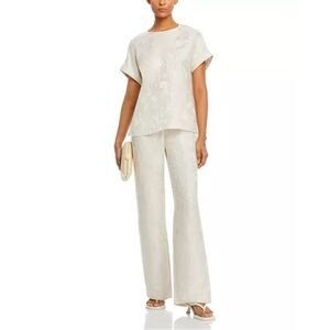 🤍 Lafayette 148 New York Gates Jacquard Pants | Size 4